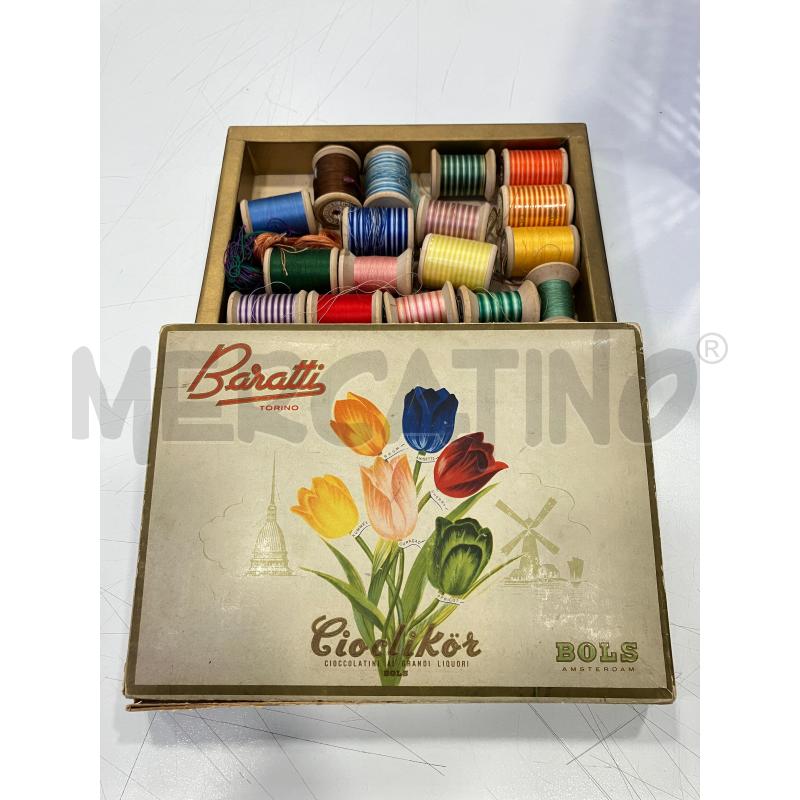 SCATOLA VINTAGE BARATTI | Mercatino dell'Usato Roma eur 1