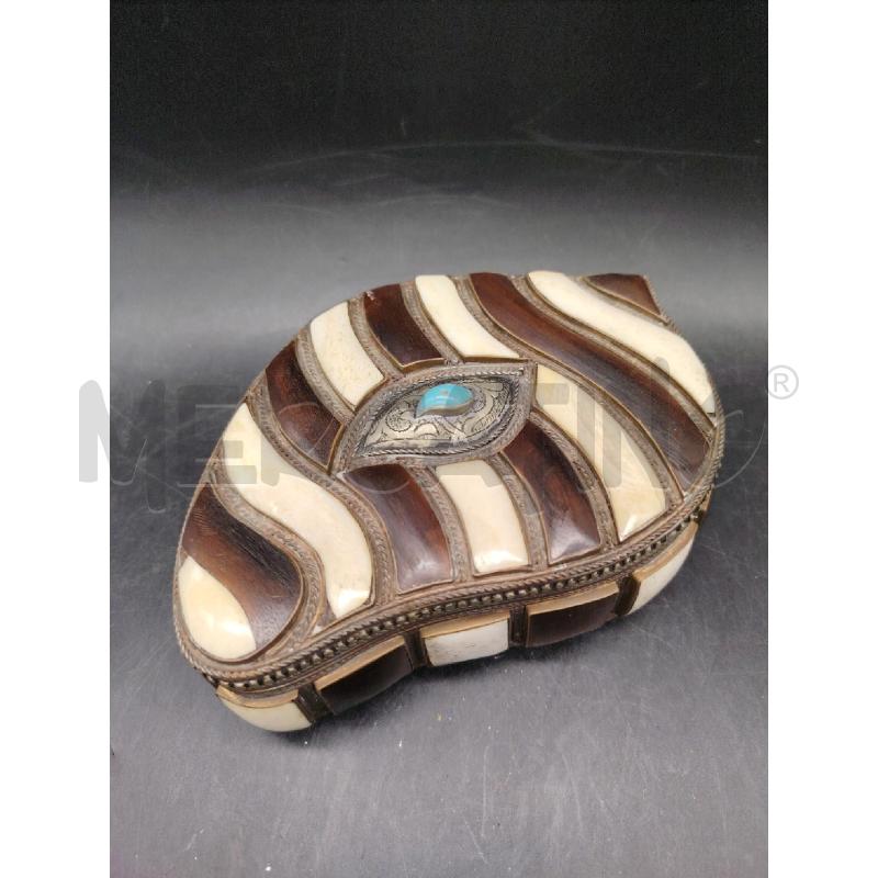 SCATOLA  BICROMA PIETRA AZZ | Mercatino dell'Usato Roma eur 1