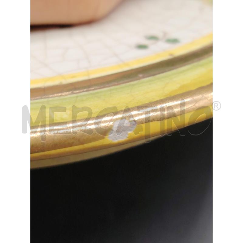 SCATOLA  GIALLETTI DERUTA CRAQUELE DA RIV | Mercatino dell'Usato Roma eur 4