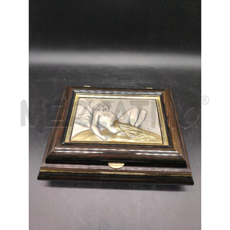 SCATOLA  LEGNO DONNA NUDA LAM  | Mercatino dell'Usato Roma eur 1