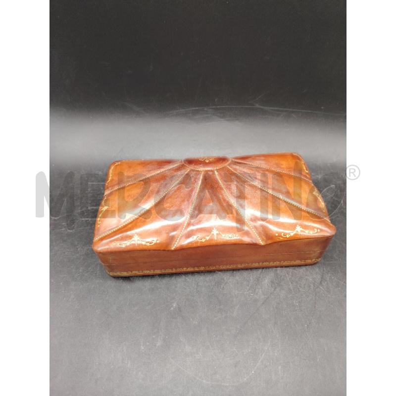 SCATOLA  PELLE DEC ORO | Mercatino dell'Usato Roma eur 1