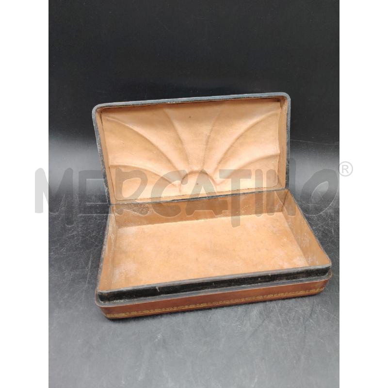 SCATOLA  PELLE DEC ORO | Mercatino dell'Usato Roma eur 2
