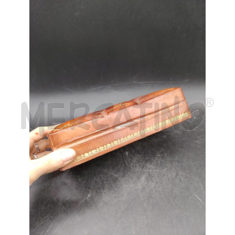 SCATOLA  PELLE DEC ORO | Mercatino dell'Usato Roma eur 3