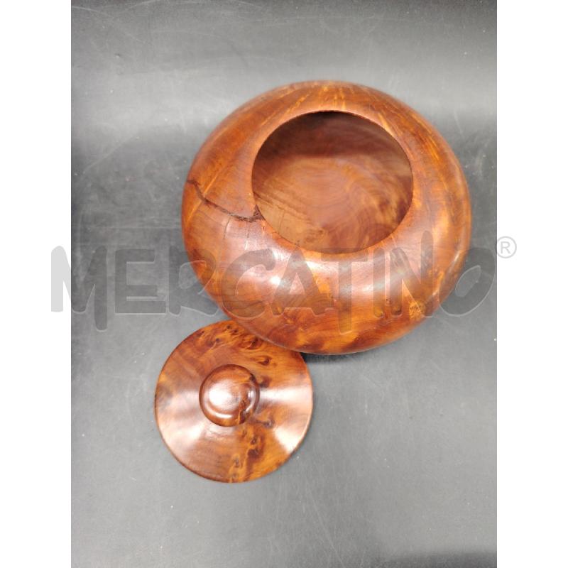 SCATOLA  RADICA ROTONDA  | Mercatino dell'Usato Roma eur 2