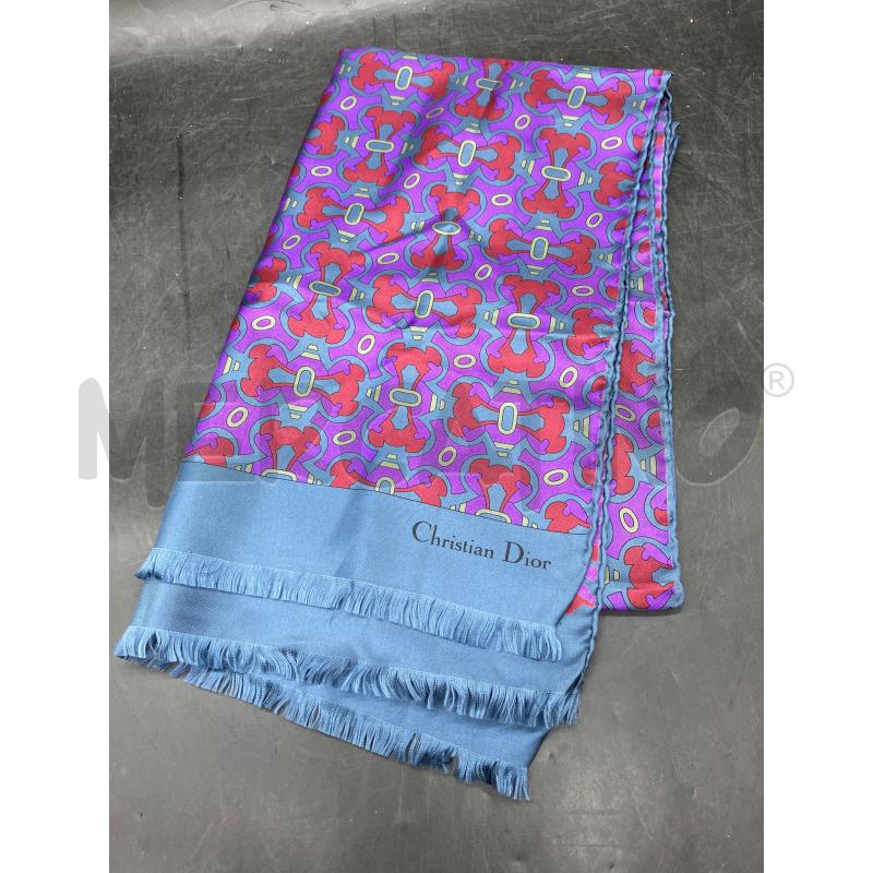 SCIARPA CHRISTIAN DIOR SETA FANT VIO RSS | Mercatino dell'Usato Roma eur 1