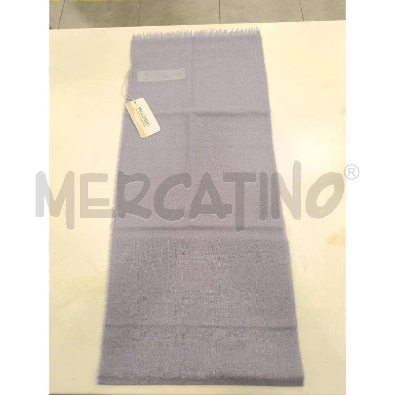 SCIARPA FALCONERI SUPERIOR CASHMERE LILLA ETICHETTA | Mercatino dell'Usato Roma eur 1