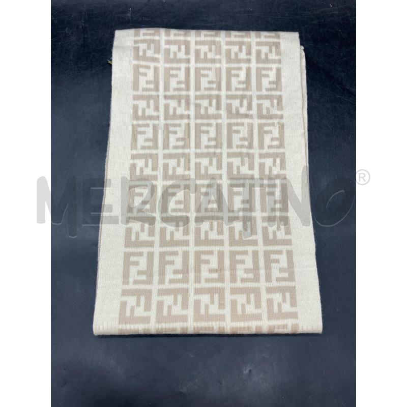 SCIARPA FENDI MONOGRAM BEIGE LANA | Mercatino dell'Usato Roma eur 1