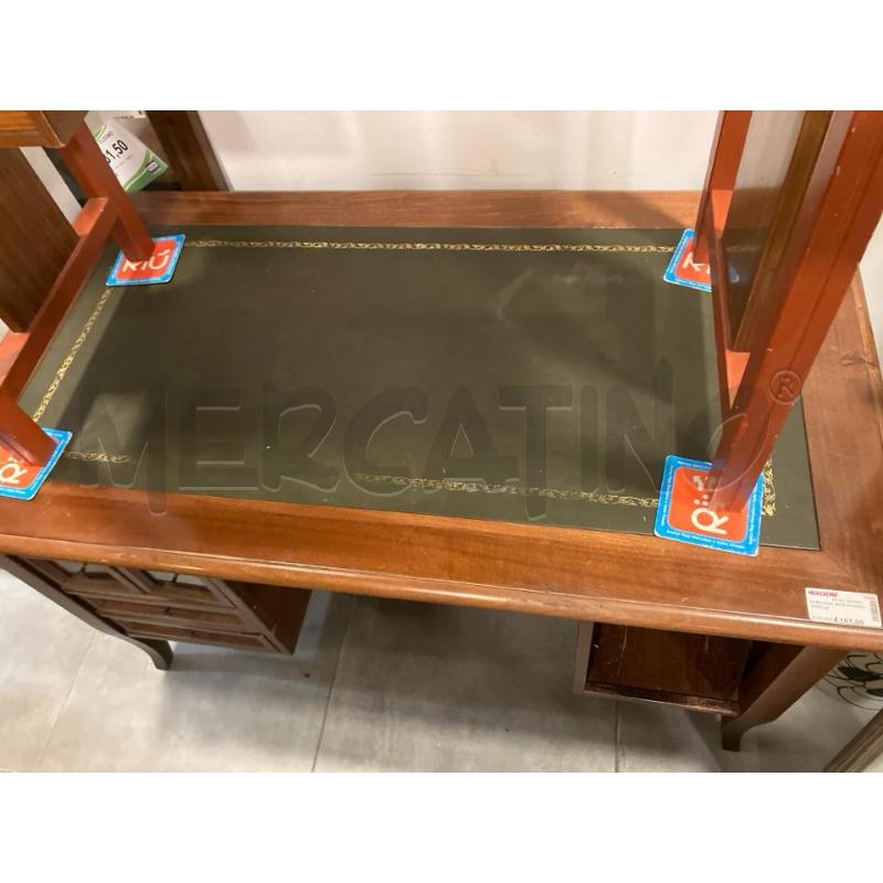 SCRIVANIA ARTE POVERA P/PELLE | Mercatino dell'Usato Roma eur 2
