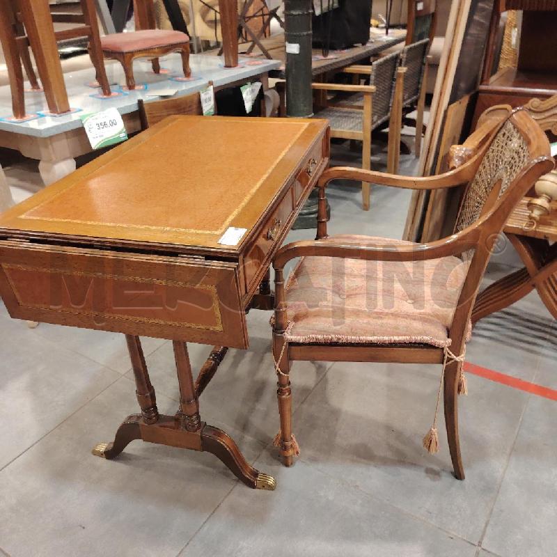 SCRIVANIA BANDELLE P/PELLE + POLTRONCINA | Mercatino dell'Usato Roma eur 4