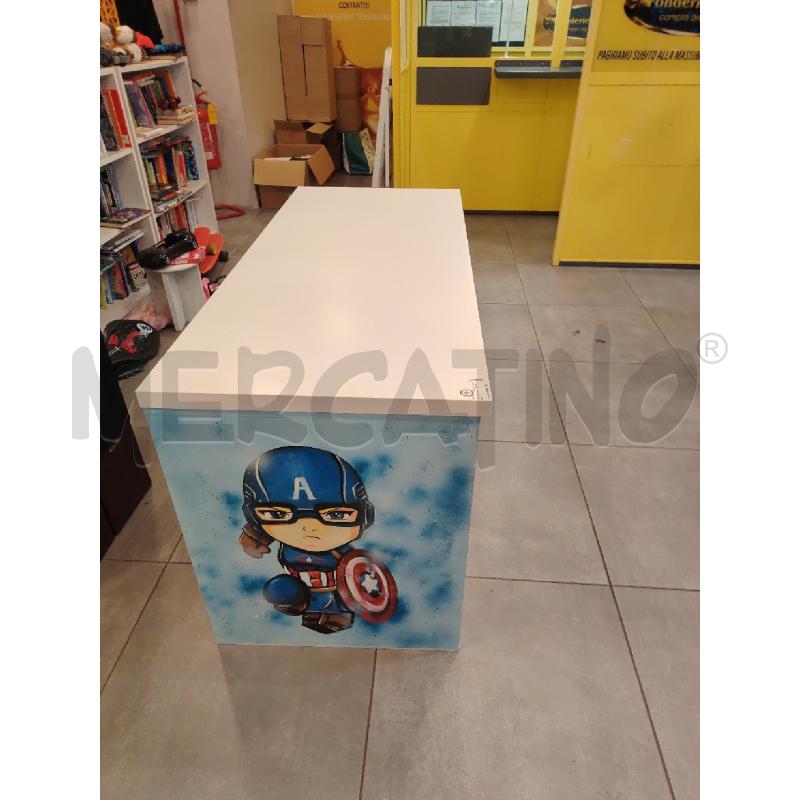 SCRIVANIA BIA SUPER EROI | Mercatino dell'Usato Roma eur 3