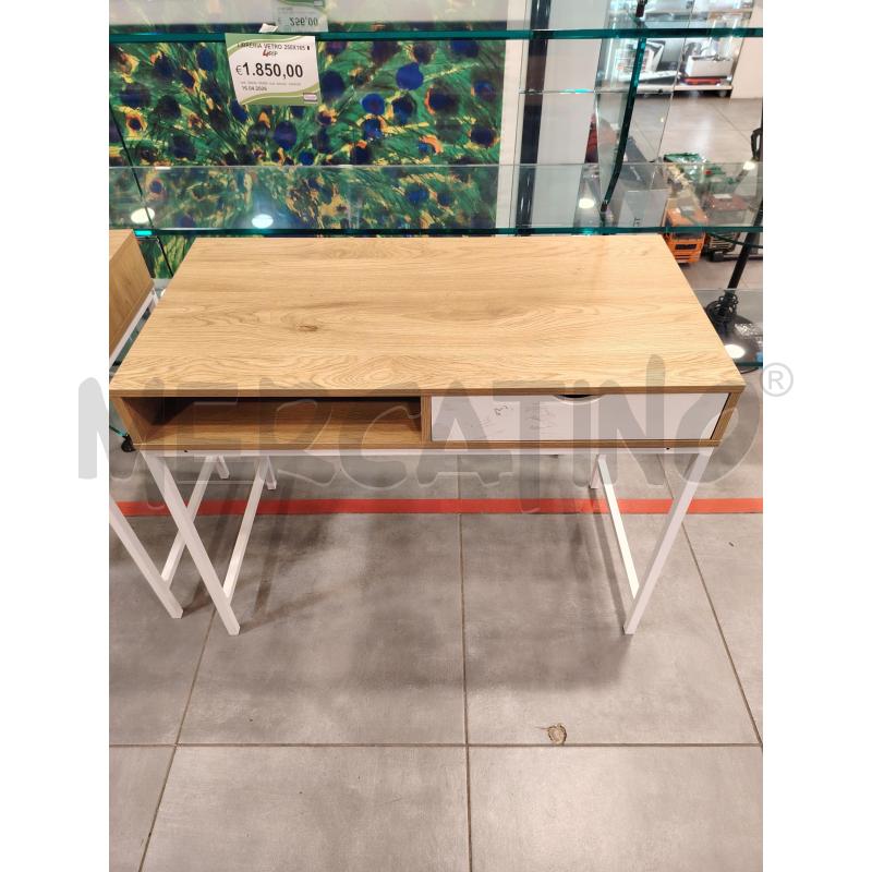 SCRIVANIA LEGNO/MET 1 C | Mercatino dell'Usato Roma eur 2