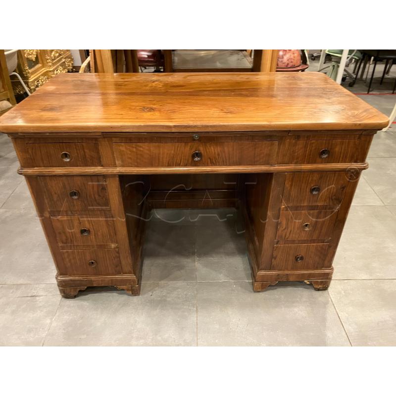 SCRIVANIA NOCE 8+1C | Mercatino dell'Usato Roma eur 1