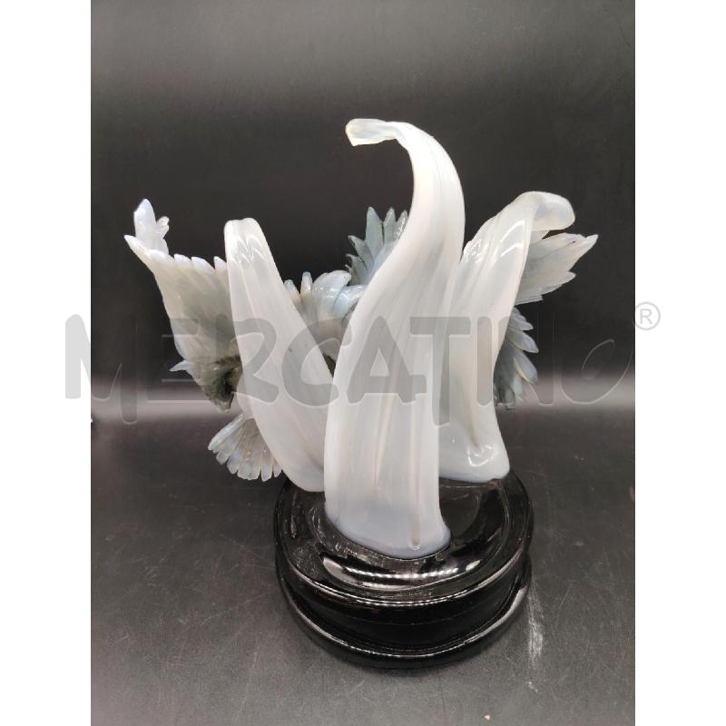 SCULTURA CARPA KOI VETRO DA RIV  | Mercatino dell'Usato Roma eur 3