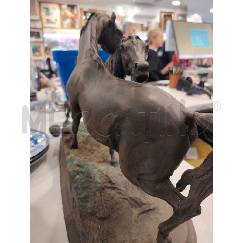 SCULTURA CAVALLI PIERRE JULES MENE | Mercatino dell'Usato Roma eur 4