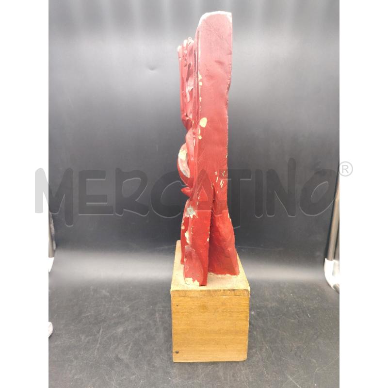 SCULTURA GESSO ROSSO A FIRMA PERSICO | Mercatino dell'Usato Roma eur 2