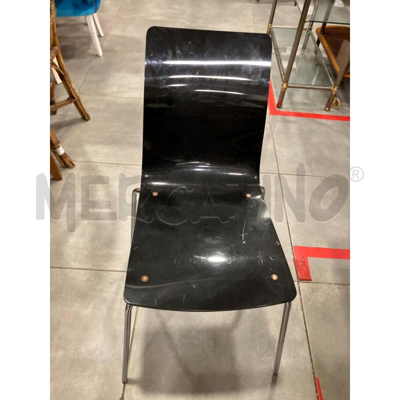 SEDIA ARMET NERA | Mercatino dell'Usato Roma eur 1