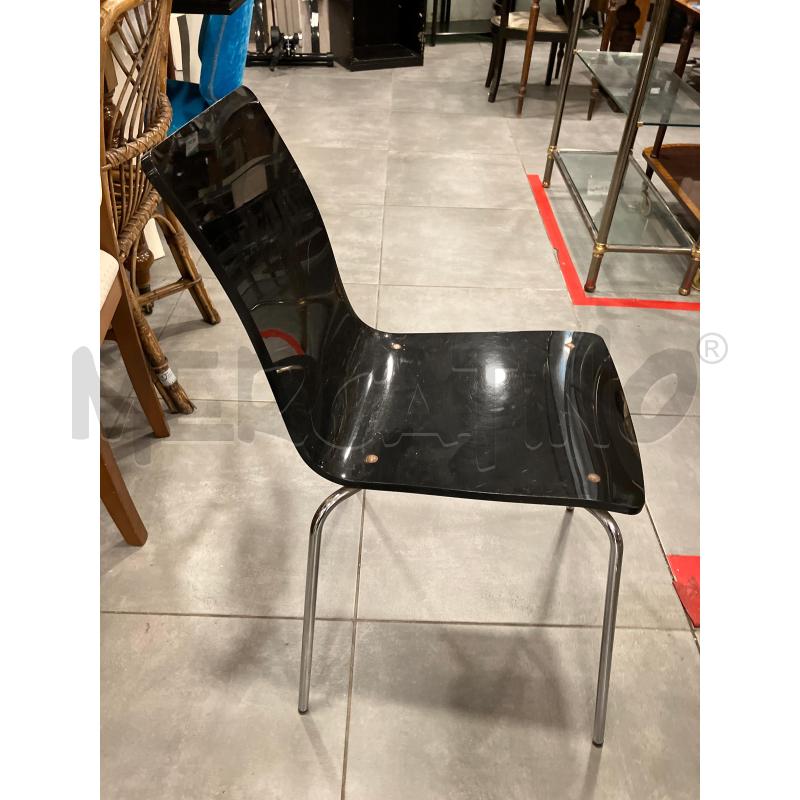 SEDIA ARMET NERA | Mercatino dell'Usato Roma eur 2