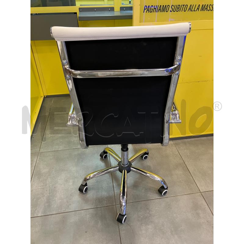 SEDIA UFFICIO BIANCA | Mercatino dell'Usato Roma eur 3