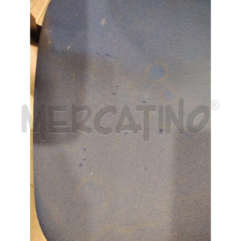 SEDIA UFFICIO BLU GIREVOLE  | Mercatino dell'Usato Roma eur 2
