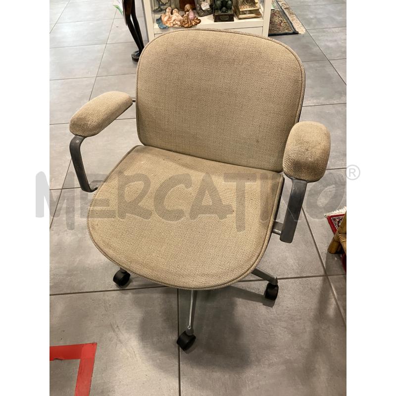 SEDIA UFFICIO   MIM    CON BRACCIOLI  | Mercatino dell'Usato Roma eur 1