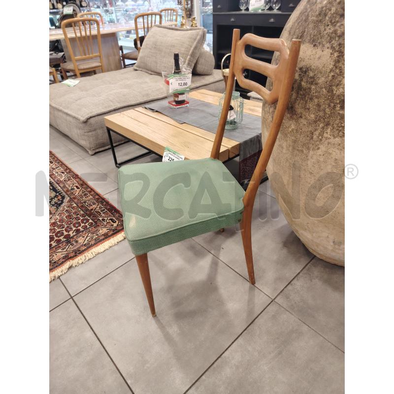 SEDIE LEGNO VINTAGE PZ 4+1 | Mercatino dell'Usato Roma eur 2