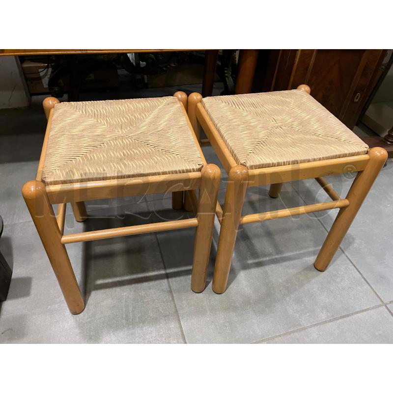 SEDIE PZ.4 (2SGABELLI) S/PAGLIA | Mercatino dell'Usato Roma eur 2