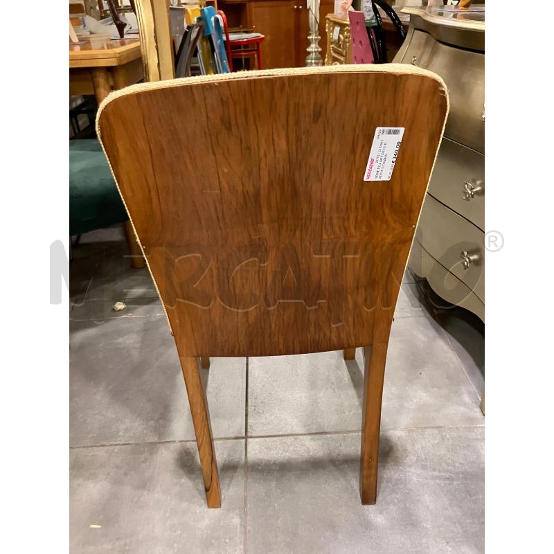 SEDIE PZ.4 ART DECO RADICA S/CHIARA  | Mercatino dell'Usato Roma eur 3