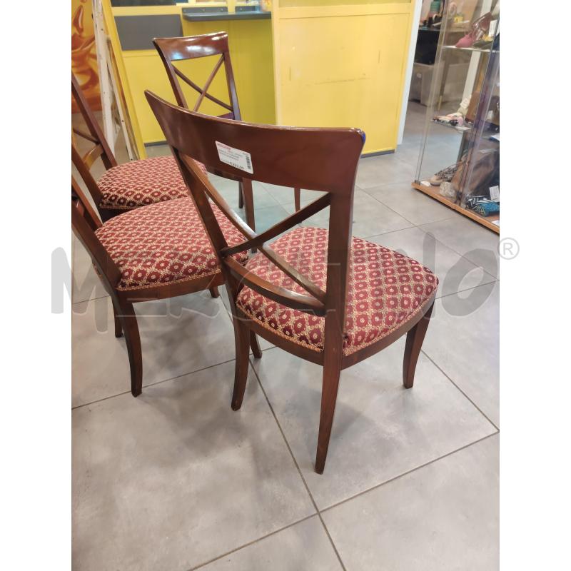 SEDIE PZ.4 L'ORIGINE SEDUTA BORDEAUX/ORO | Mercatino dell'Usato Roma eur 3