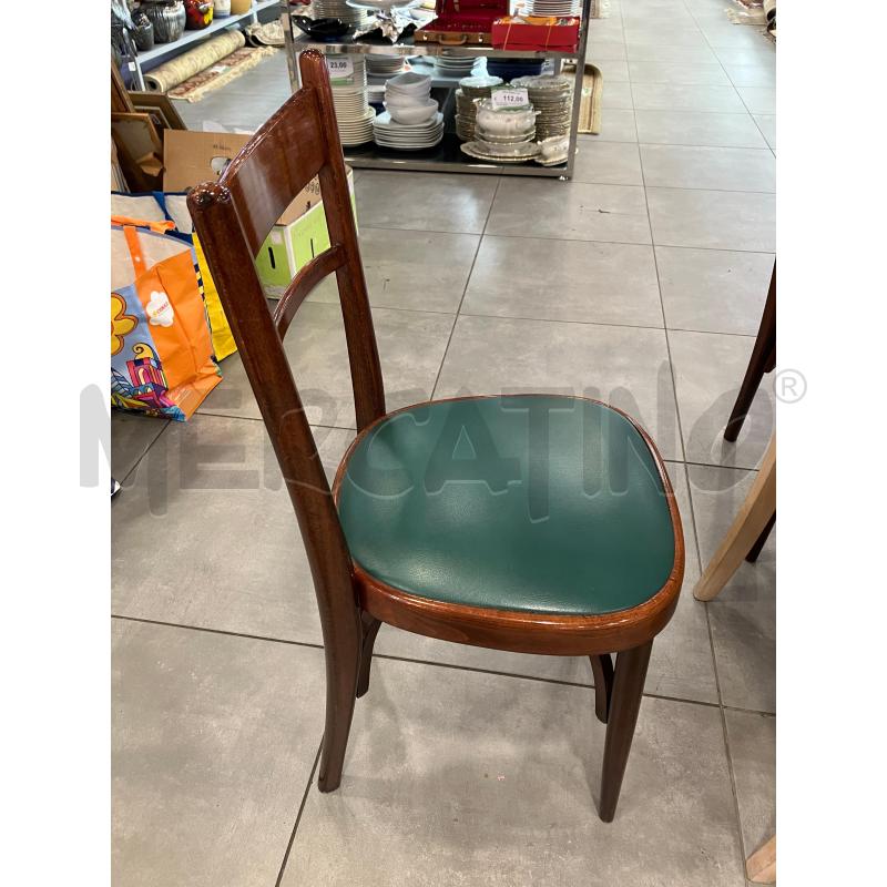 SEDIE PZ.4 ST THONET S/ VERDE  | Mercatino dell'Usato Roma eur 2