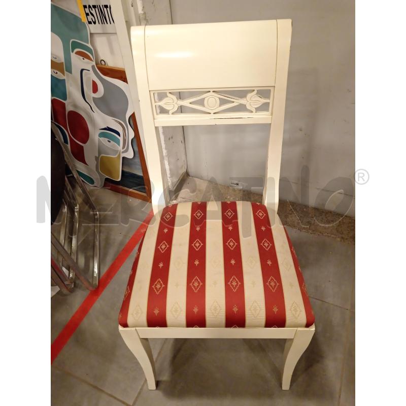 SEDIE PZ. 4 SHABBY LE FABLIER  | Mercatino dell'Usato Roma eur 1