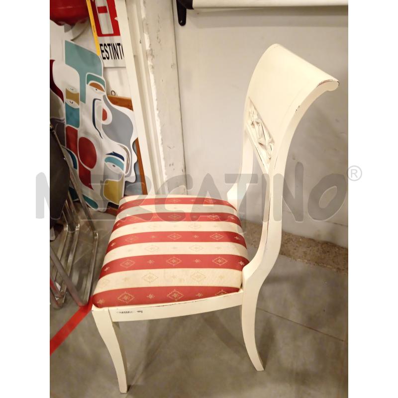SEDIE PZ. 4 SHABBY LE FABLIER  | Mercatino dell'Usato Roma eur 2