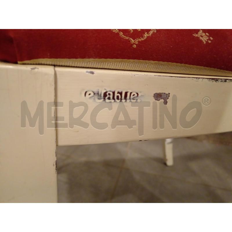 SEDIE PZ. 4 SHABBY LE FABLIER  | Mercatino dell'Usato Roma eur 3