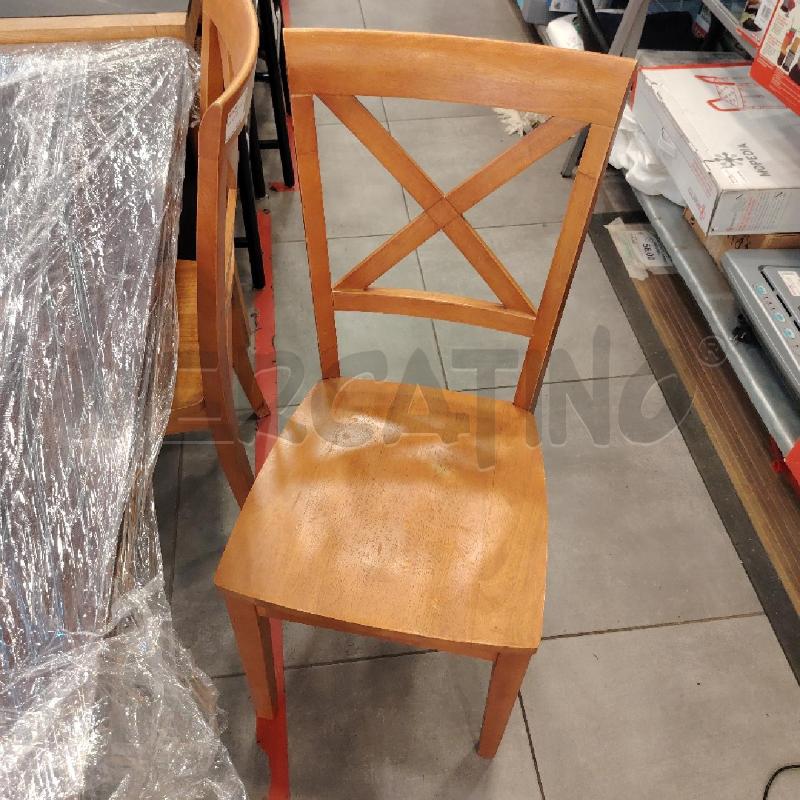 SEDIE PZ. 4 TEAK  | Mercatino dell'Usato Roma eur 1