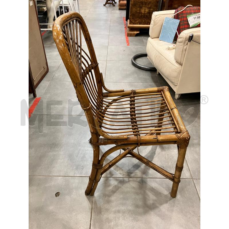 SEDIE PZ. 6 BAMBOO | Mercatino dell'Usato Roma eur 3