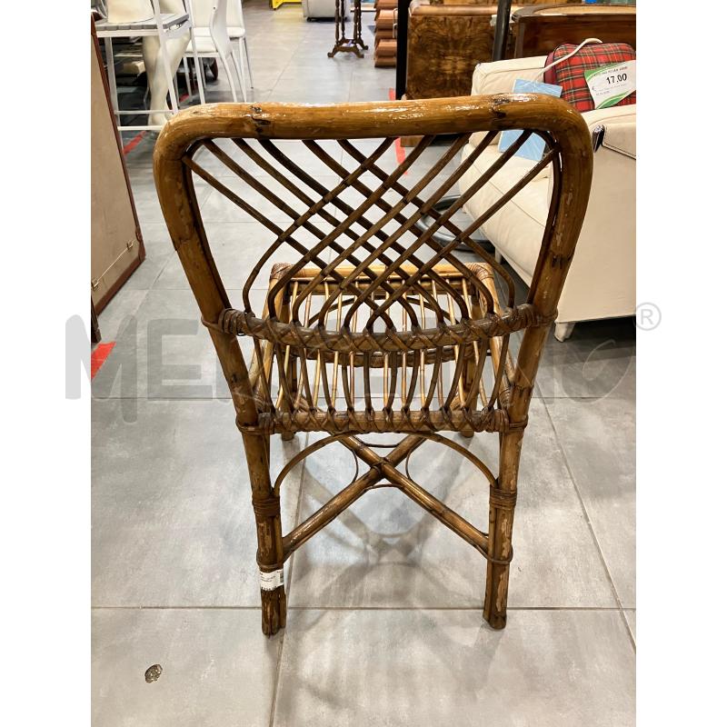 SEDIE PZ. 6 BAMBOO | Mercatino dell'Usato Roma eur 4