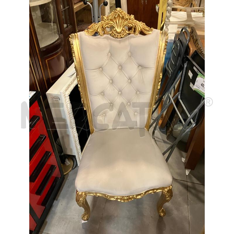 SEDIE PZ. 6 DOR SEDUTA BEIGE | Mercatino dell'Usato Roma eur 1