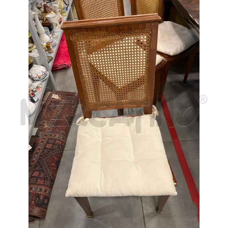 SEDIE PZ. 6 PAGLIA DI VIENNA | Mercatino dell'Usato Roma eur 2