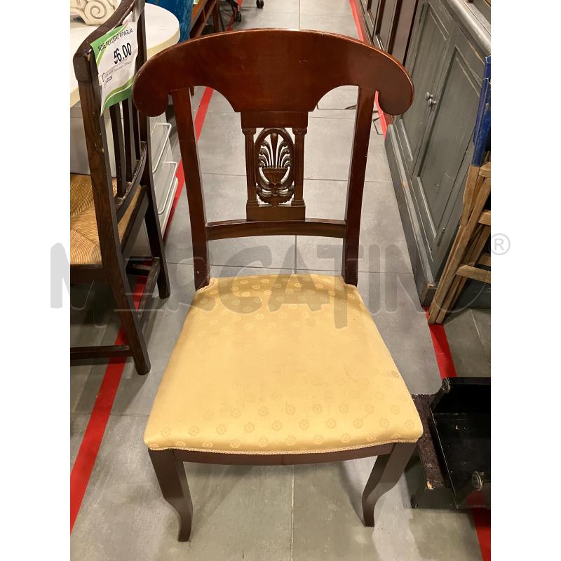 SEDIE PZ. 6 S/GIALLA FIORI | Mercatino dell'Usato Roma eur 1