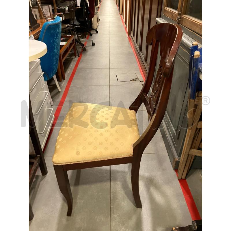 SEDIE PZ. 6 S/GIALLA FIORI | Mercatino dell'Usato Roma eur 3