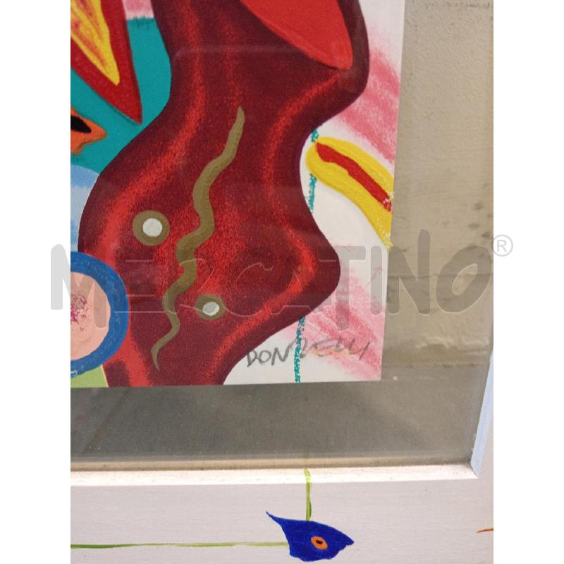 SERIGRAFIA A FIRMA DONZELLI  | Mercatino dell'Usato Roma eur 2