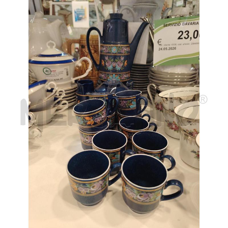 SERVIZIO CAFFE BAVARIA BLU 1 | Mercatino dell'Usato Roma eur 1