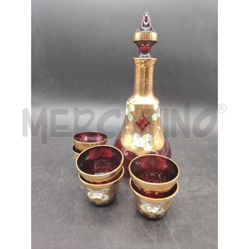 SERVIZIO MURANO ROSSO DIPINTO  | Mercatino dell'Usato Roma eur 1
