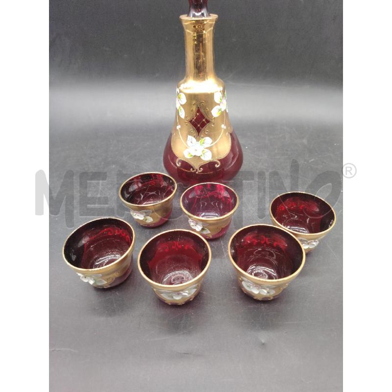 SERVIZIO MURANO ROSSO DIPINTO  | Mercatino dell'Usato Roma eur 2