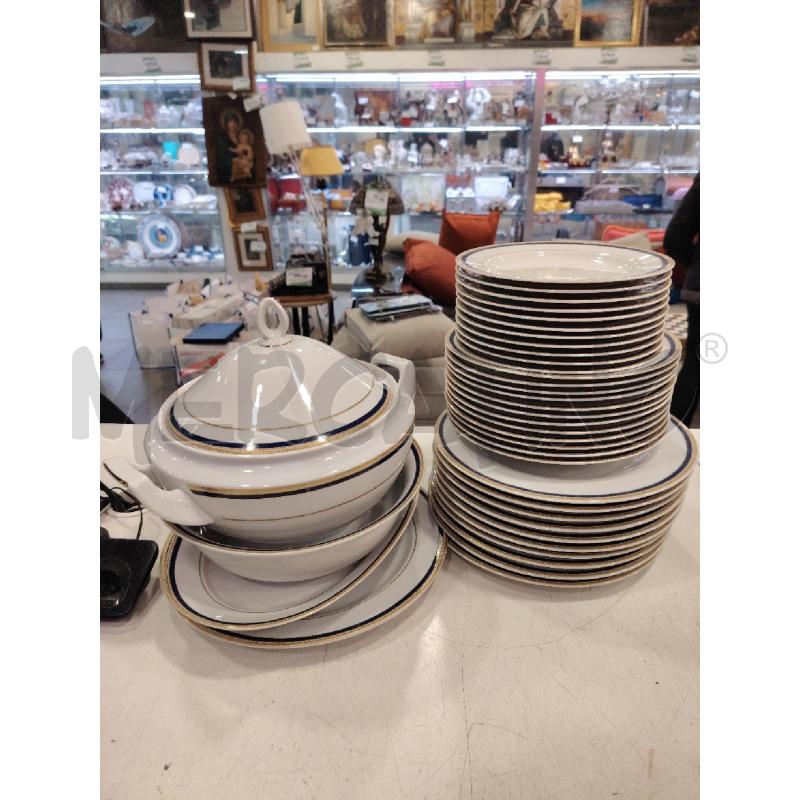 SERVIZIO PIATTI B/BLU DOR | Mercatino dell'Usato Roma eur 1