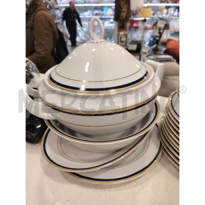 SERVIZIO PIATTI B/BLU DOR | Mercatino dell'Usato Roma eur 5