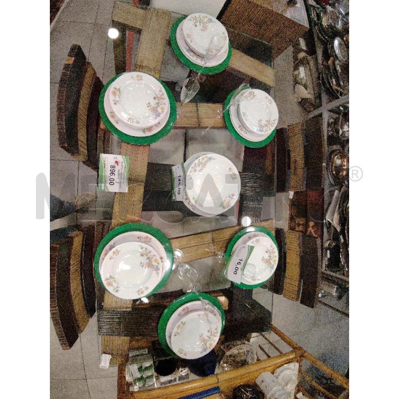SERVIZIO PIATTI BAREUTHER FIORI | Mercatino dell'Usato Roma eur 1
