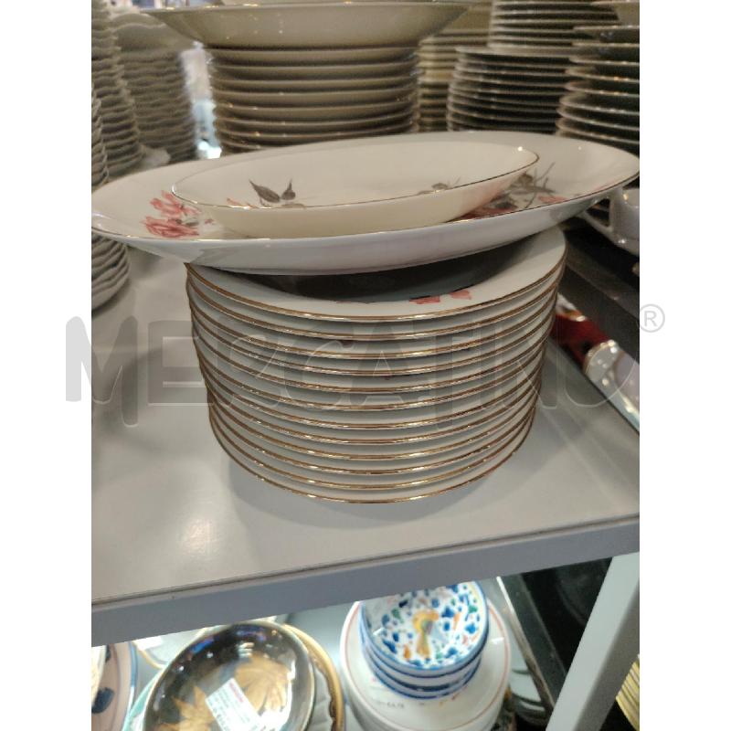 SERVIZIO PIATTI BEI ROSE RS  | Mercatino dell'Usato Roma eur 4