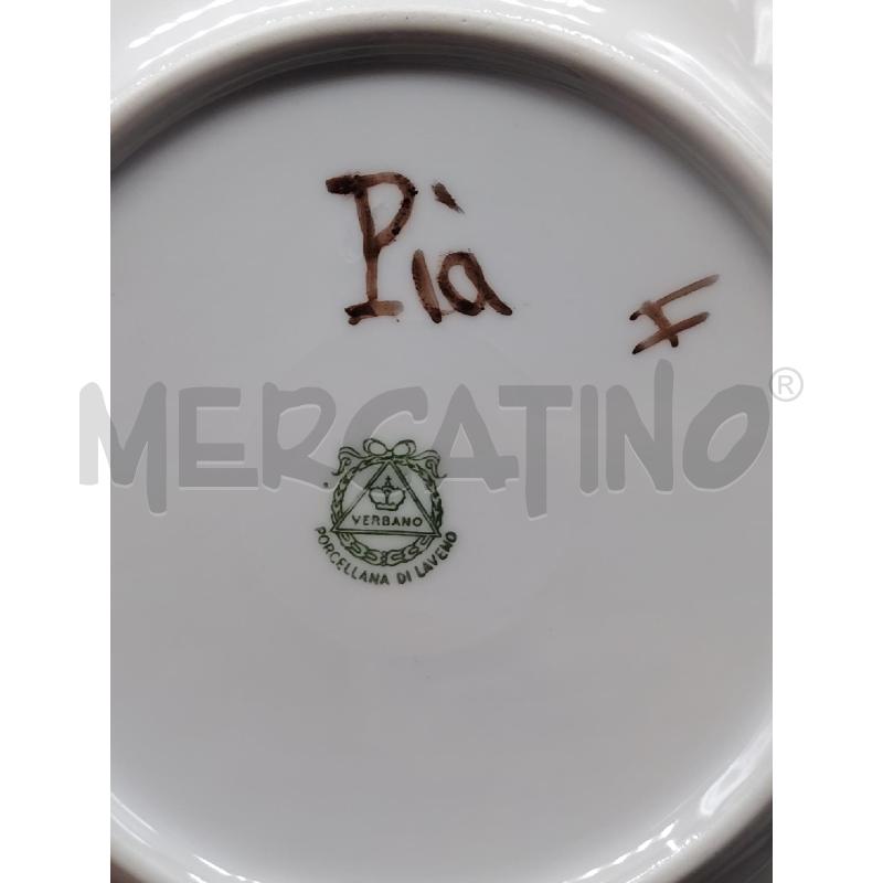 SERVIZIO PIATTI DIPINTI LAVENO | Mercatino dell'Usato Roma eur 2