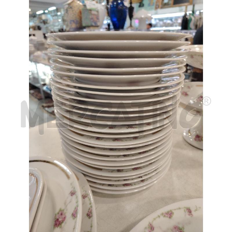 SERVIZIO PIATTI GINORI FIORI ROSA | Mercatino dell'Usato Roma eur 3