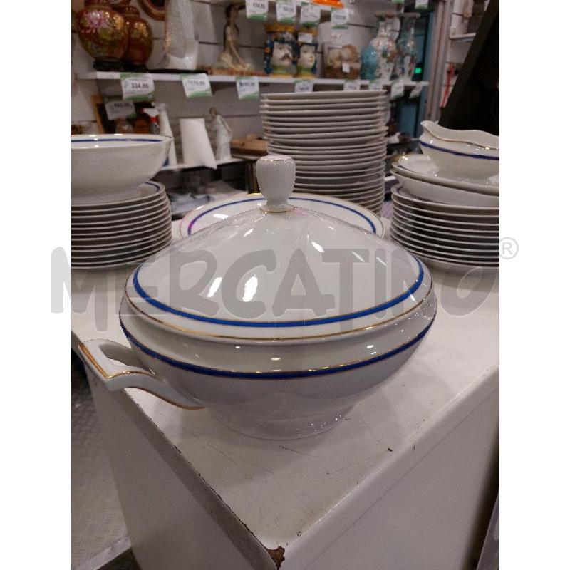 SERVIZIO PIATTI GINORI RIGA BLU ORO | Mercatino dell'Usato Roma eur 4